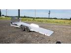 2024 Aluma 8218 Tilt anniversary car hauler trailer aluminum