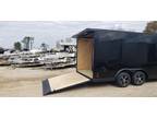 2023 Covered Wagon 8.5x16 blackout landscape or motorcycle trailer kn