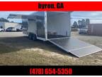 2024 E-Z Hauler 8x224 aluminum Tandem Axle enclosed light race rea