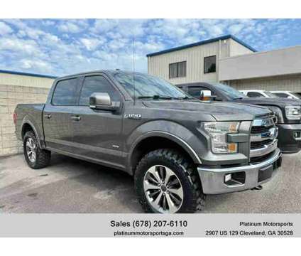 2015 Ford F150 SuperCrew Cab for sale is a Grey 2015 Ford F-150 SuperCrew Car for Sale in Cleveland GA