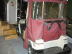 1994 Hyundia Golfcart, New Batt and Strobe Led Light Bars/Amber&White