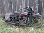 1934 Harley Davidson VLD Big Twin Original Paint Black