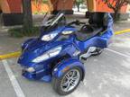 2012 Used Can-Am Spyder RT-S SE5 Automatic One Owner Trike Three Wheeler in Blue