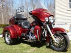 2010 Harley Davidson Ultra Classic Trike, 103CI, Reverse, Like New, 3518 miles