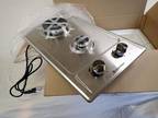Gas Cooktop12Inch,Built in Gas Cooktop 2 Burners Stainless Steel Stove with N...