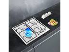 4 Burners 23" Stove Top Built-In Gas Propane LPG Cooktop Cooking Stainless Steel