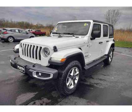 2020 Jeep Wrangler Unlimited Sahara is a White 2020 Jeep Wrangler Unlimited Sahara SUV in Ransomville NY