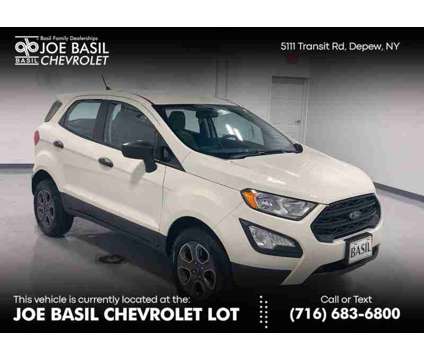 2020 Ford EcoSport S is a White 2020 Ford EcoSport S SUV in Depew NY
