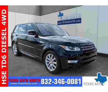 2016 Land Rover Range Rover Sport HSE Td6 is a Black 2016 Land Rover Range Rover Sport HSE SUV in Houston TX