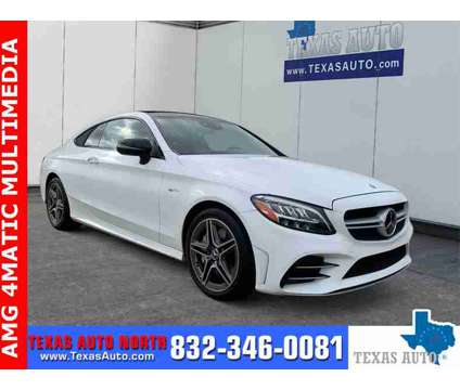 2019 Mercedes-Benz C-Class C 43 AMG 4MATIC is a White 2019 Mercedes-Benz C Class C43 AMG Coupe in Houston TX