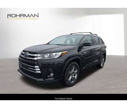 2018 Toyota Highlander Hybrid Limited Platinum is a Black 2018 Toyota Highlander Hybrid Limited Platinum Hybrid in Fort Wayne IN