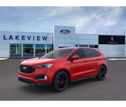 2024 Ford Edge ST Line is a Red 2024 Ford Edge SUV in Battle Creek MI