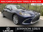 2021 Lexus ES 350 NAV/CARPLAY/UNLIMITED MILE WARRANTY/5.99% FIN