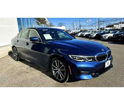 2021 BMW 3 Series xDrive is a Blue 2021 BMW 3-Series Sedan in Bay Shore NY