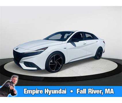2023 Hyundai Elantra N Line is a White 2023 Hyundai Elantra Sedan in Fall River MA