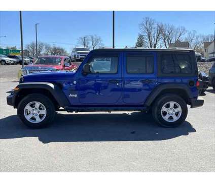 2020 Jeep Wrangler Unlimited Sport S 4X4 is a Blue 2020 Jeep Wrangler Unlimited Sport SUV in Utica NY