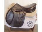 17.5" Butet Premium Saddle - Full Calfskin - 2017 - M Seat - 2.25L Flaps - 4.25"