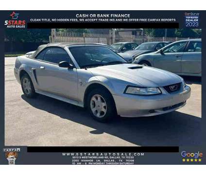 2000 Ford Mustang for sale is a Silver 2000 Ford Mustang Car for Sale in Dallas TX