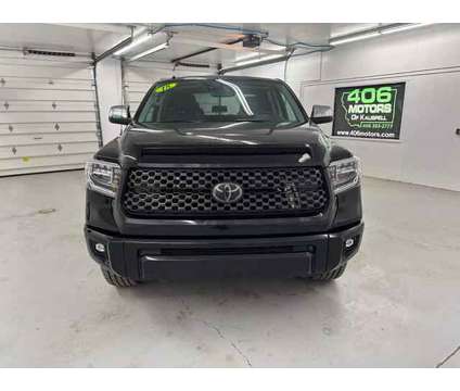 2018 Toyota Tundra CrewMax for sale is a Black 2018 Toyota Tundra CrewMax Car for Sale in Kalispell MT