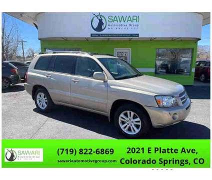 2006 Toyota Highlander for sale is a Gold 2006 Toyota Highlander Car for Sale in Colorado Springs CO