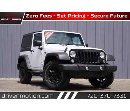 2017 Jeep Wrangler for sale is a White 2017 Jeep Wrangler Car for Sale in Thornton CO