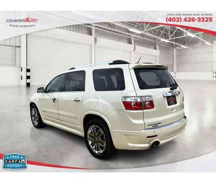 2012 GMC Acadia for sale is a White 2012 GMC Acadia Car for Sale in Blair NE
