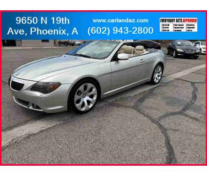2004 BMW 6 Series for sale is a Silver 2004 BMW 6-Series Car for Sale in Phoenix AZ