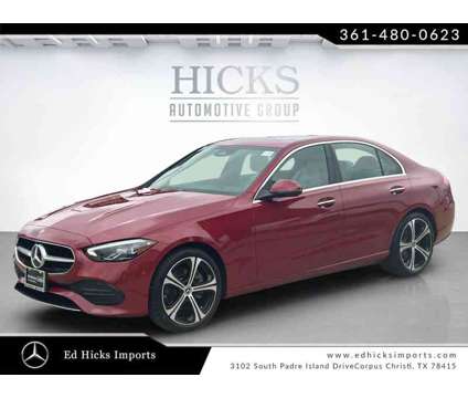 2024UsedMercedes-BenzUsedC-ClassUsedSedan is a Red 2024 Mercedes-Benz C Class Car for Sale in Corpus Christi TX