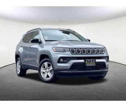 2022UsedJeepUsedCompassUsed4x4 is a Silver 2022 Jeep Compass Latitude Car for Sale in Mendon MA
