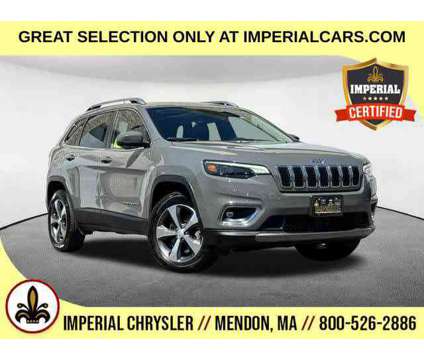 2021UsedJeepUsedCherokeeUsed4x4 is a Grey 2021 Jeep Cherokee Limited Car for Sale in Mendon MA