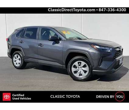 2023 Toyota RAV4 LE is a Grey 2023 Toyota RAV4 LE Car for Sale in Waukegan IL