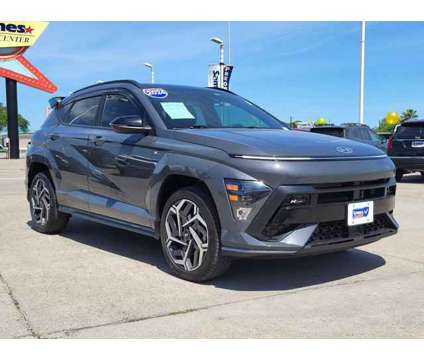 2024 Hyundai Kona N Line is a Grey 2024 Hyundai Kona Car for Sale in Corpus Christi TX