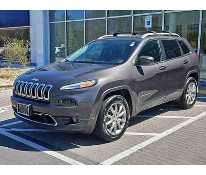 2018 Jeep Cherokee Limited is a Grey 2018 Jeep Cherokee Limited Car for Sale in Auburn MA
