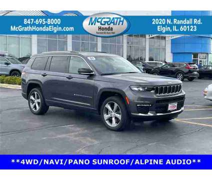 2021 Jeep Grand Cherokee L Limited is a Grey 2021 Jeep grand cherokee Limited Car for Sale in Elgin IL