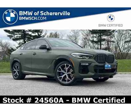 2020 BMW X6 M50i is a Blue 2020 BMW X6 Car for Sale in Schererville IN