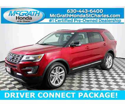 2017 Ford Explorer XLT is a Red 2017 Ford Explorer XLT Car for Sale in Saint Charles IL