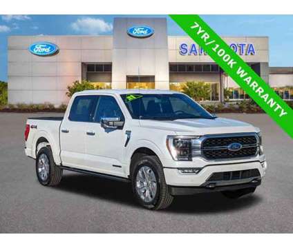 2021 Ford F-150 Platinum is a White 2021 Ford F-150 Platinum Car for Sale in Sarasota FL
