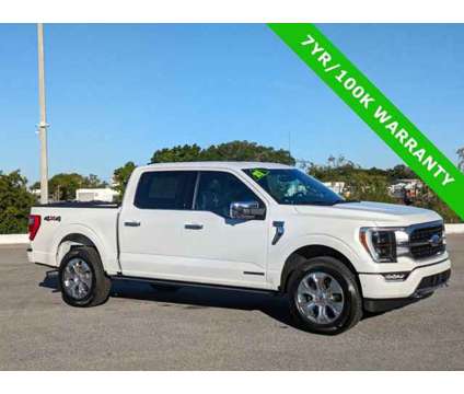 2021 Ford F-150 Platinum is a White 2021 Ford F-150 Platinum Car for Sale in Sarasota FL
