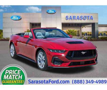 2024 Ford Mustang GT Premium is a Red 2024 Ford Mustang GT Car for Sale in Sarasota FL