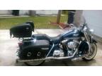 Road King FLRHCI Classic Harley Motorcycle Chrome Touring Blue Sil