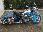 1957 Harley Davidson FLH Panhead ~ORIGINAL PAINT Skyline Blue~