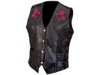 $20 5 Leather Biker Vest's Blow Out Sale (Middleburg)