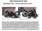 2007 SUZUKI GSX-R 1000 GSXR 1000 GSXR 600 GSXR 750 + GEAR gjfrsdsdsfc4r