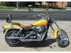 2006 Harley Davidson Dyna Wide Glide 1450 Yellow FXDWGI