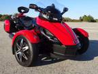 2009 Can-Am Spyder SE5 Rare Roadster Red