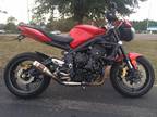 2012 Triumph Street Triple R - Diablo Red