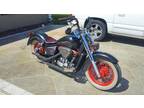 Black/Red 2003 Honda Shadow ACE 750 Custom