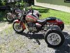 Two 2000 Suzuki Gz-250 Trikes-