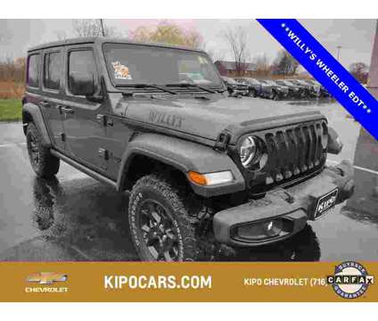 2021 Jeep Wrangler Unlimited Willys is a Grey 2021 Jeep Wrangler Unlimited SUV in Ransomville NY