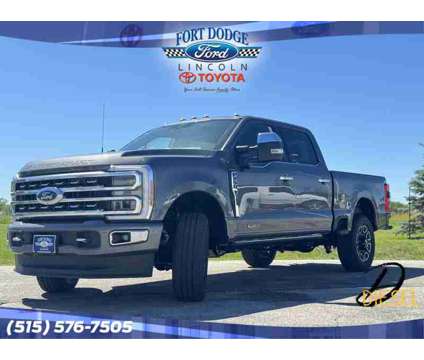 2024 Ford F-250SD Platinum is a Grey 2024 Ford F-250 Platinum Truck in Fort Dodge IA